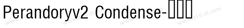 Perandoryv2 Condense字体转换